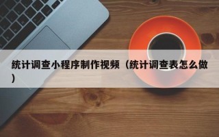 安宁统计调查小程序制作视频（统计调查表怎么做）